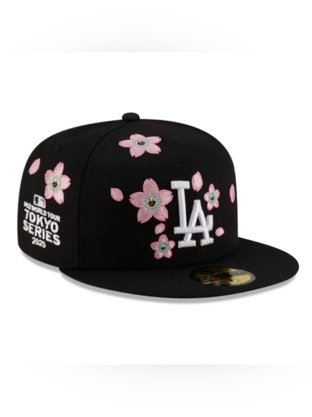 NEW ERA - MLB Baseball Hat - Los Angeles Dodgers 59FIFTY Fitted Cap - Black